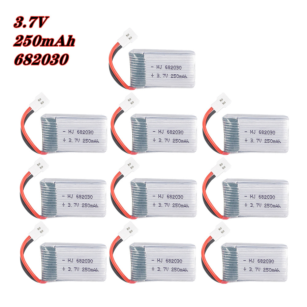4/5/10pcs High Rate 3.7V 250mA - Rc Hobby Parts 评论和价格