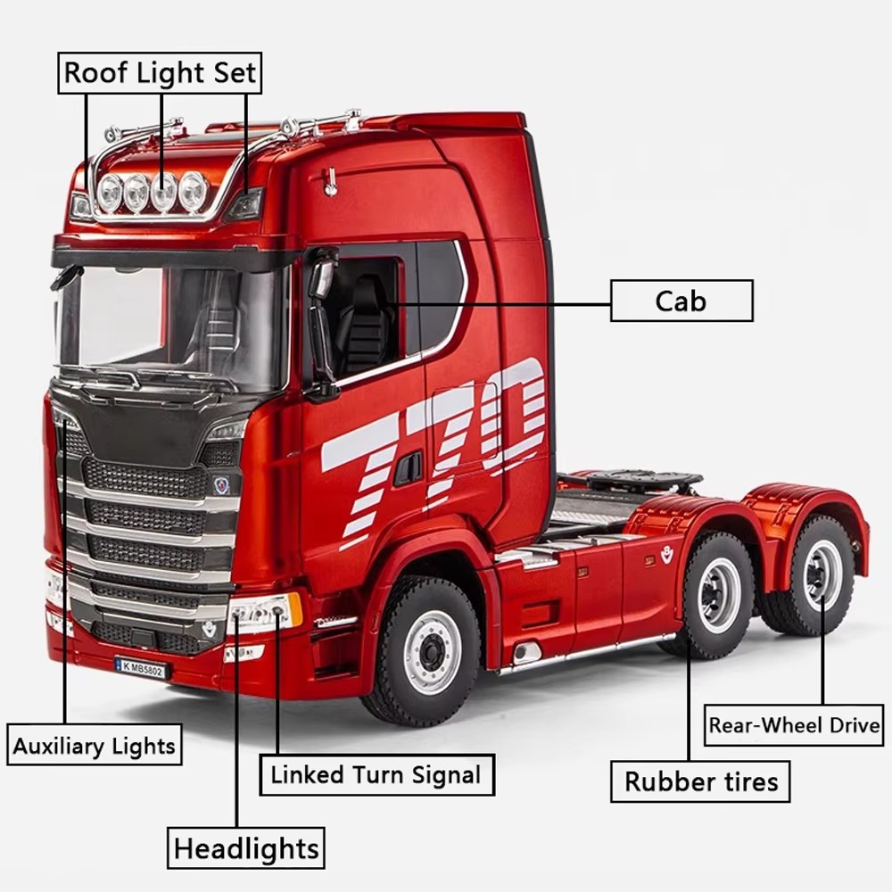 RC Semi Trailer Truck 1:18 wit - Hobby Rc Van 评论和价格