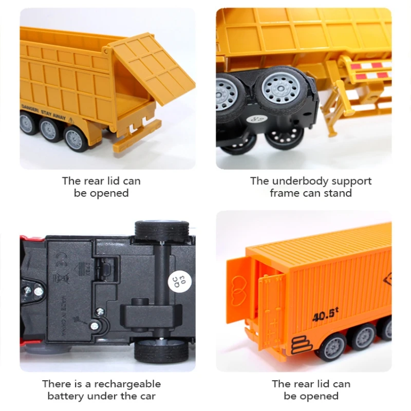 1/48 RC Container Truck Toy Ki - Hobby Rc Van 评论和价格