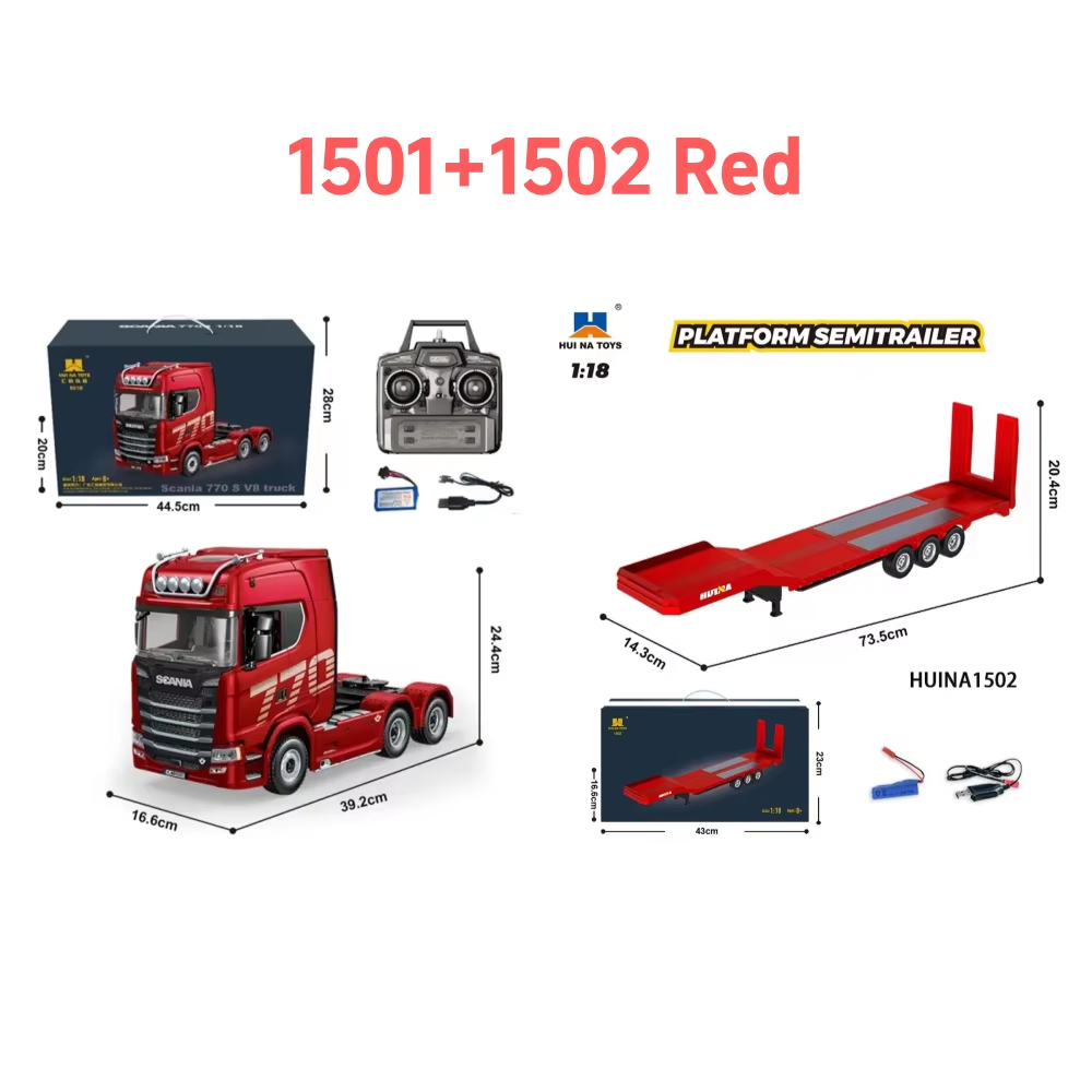 HUINA 1/18 19CH RC Truck 1501  - Hobby Rc Van 评论和价格