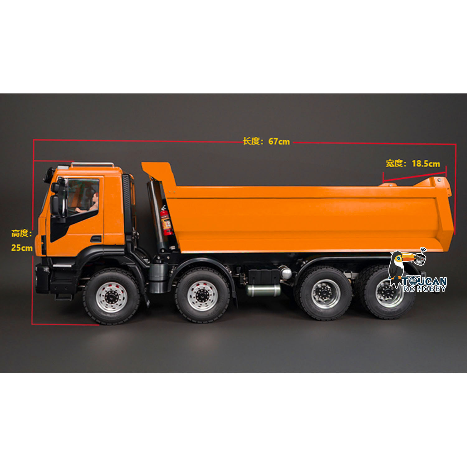 8x4 1/14 Scale Hydraulic RC Ti - Rc Hobby Dump Truck 评论和价格