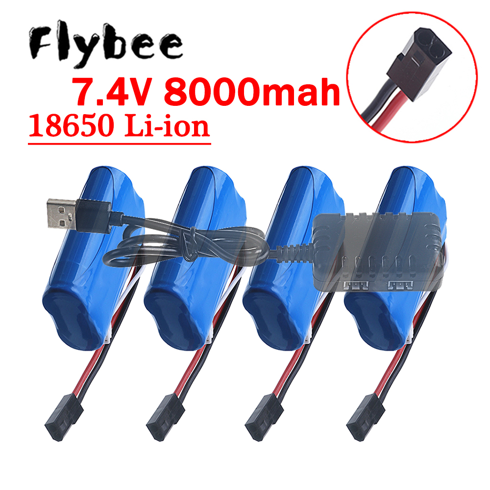 (5500 Plug) 18650 7.4V 8000Mah - Rc Hobby Parts 评论和价格