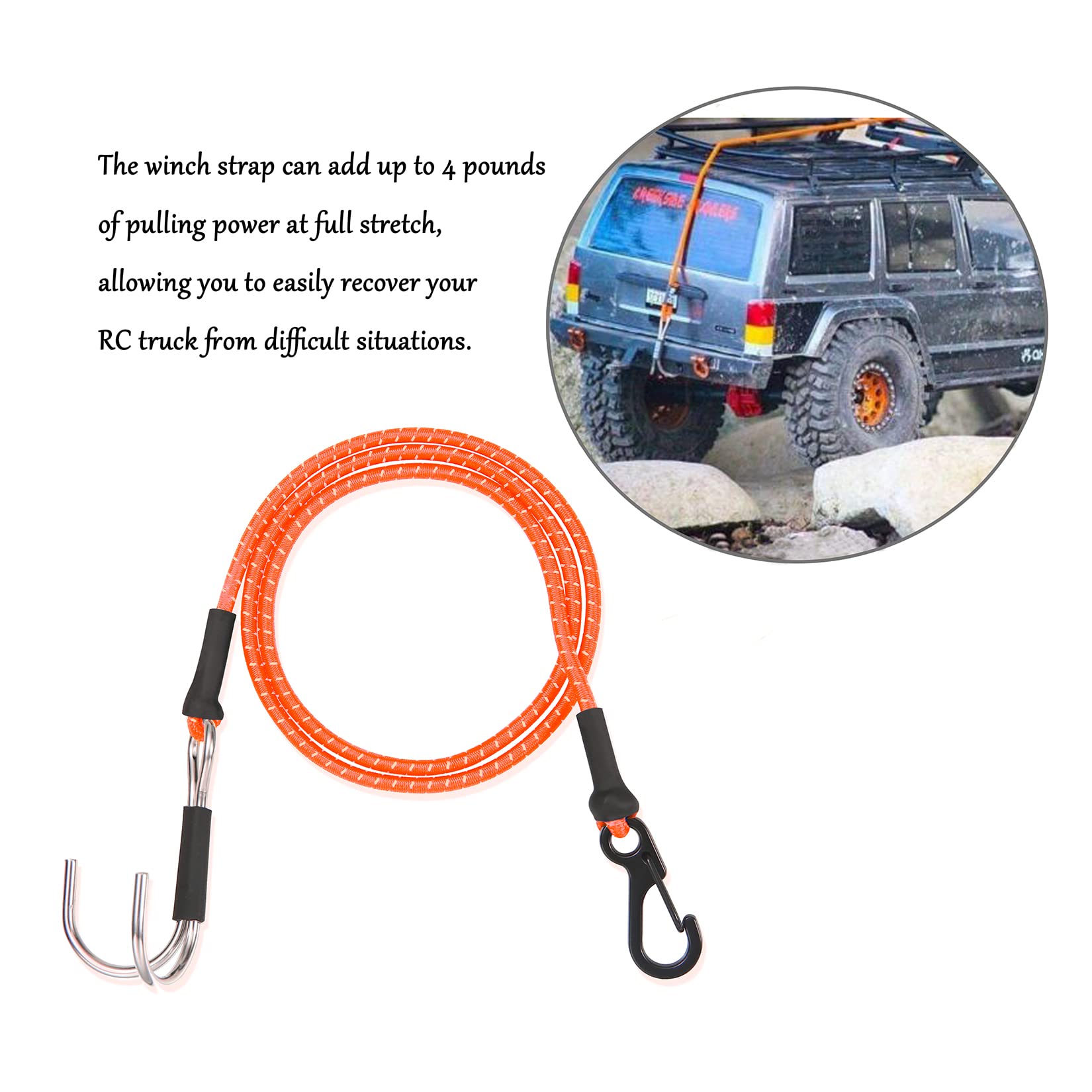 1/10 Kinetic Winch Strap Escap - Hobby Rc Van 评论和价格