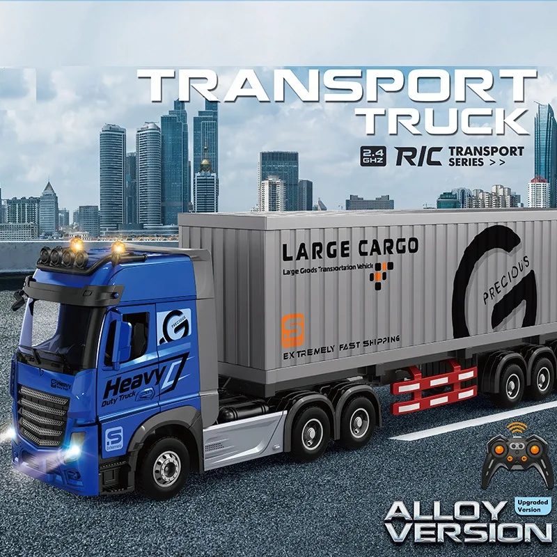 RC Car Big RC Container Truck  - Hobby Rc Van 评论和价格