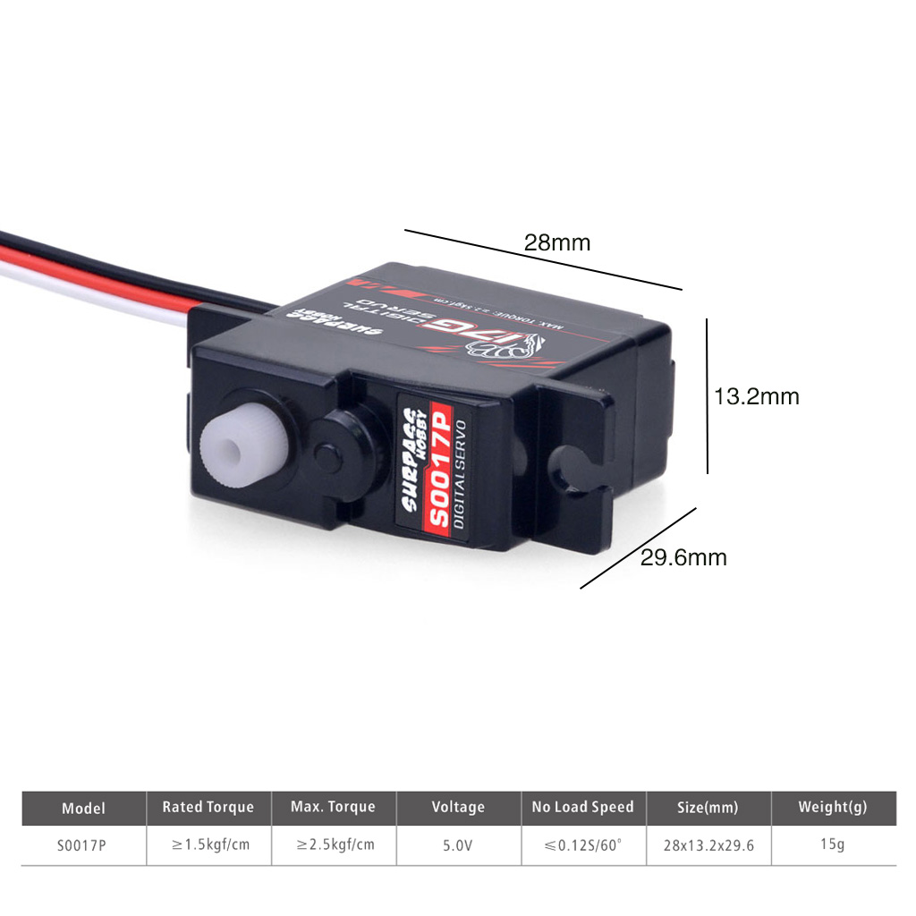 SURPASS Hobby 17g Micro Mini S - Rc Hobby Online 评论和价格