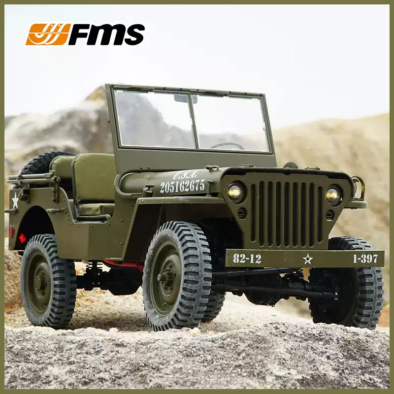 FMS 1/6 Climber 1941 Willys MB - Rc Hobby Dump Truck 评论和价格